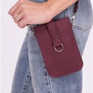Elegant Burgundy Crossbody Bag
